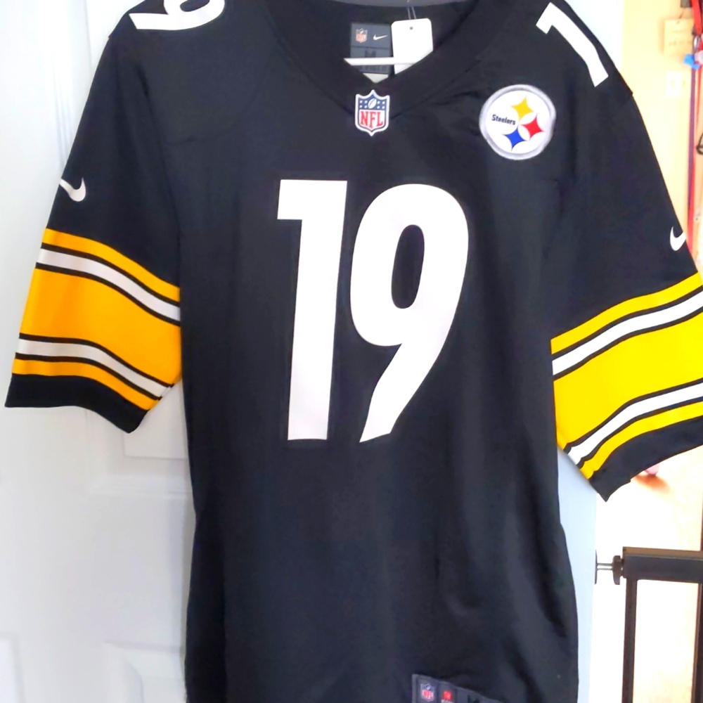 NFL Pittsburgh Steelers #19 Black and Gold Jersey